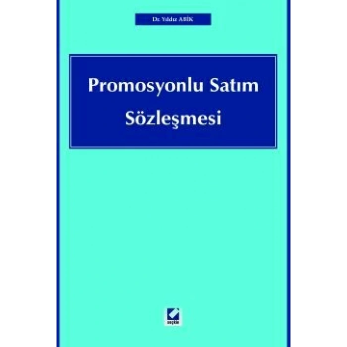 Promosyonlu Satım Sözleşmesi