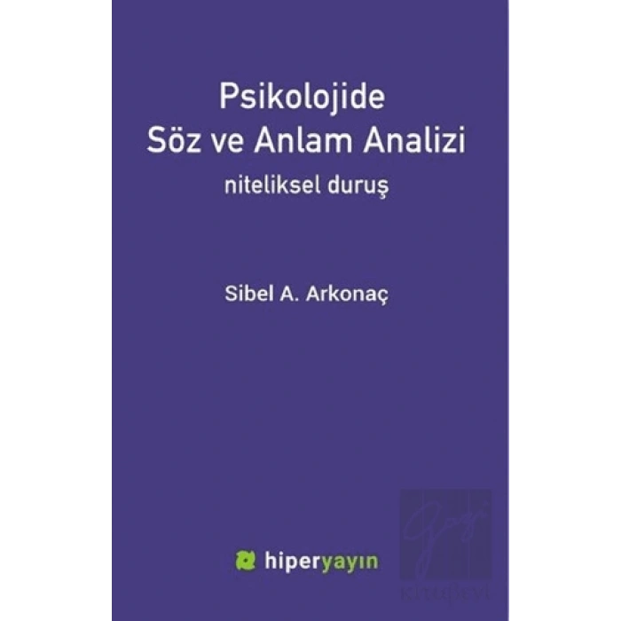 Psikolojide Söz ve Anlam Analizi
