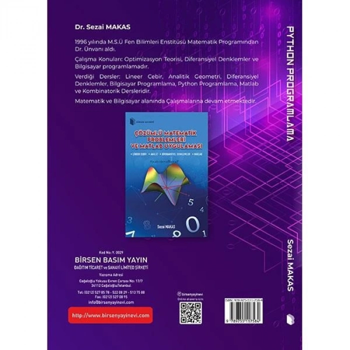 Python Programlama / Dr. Sezai Makas