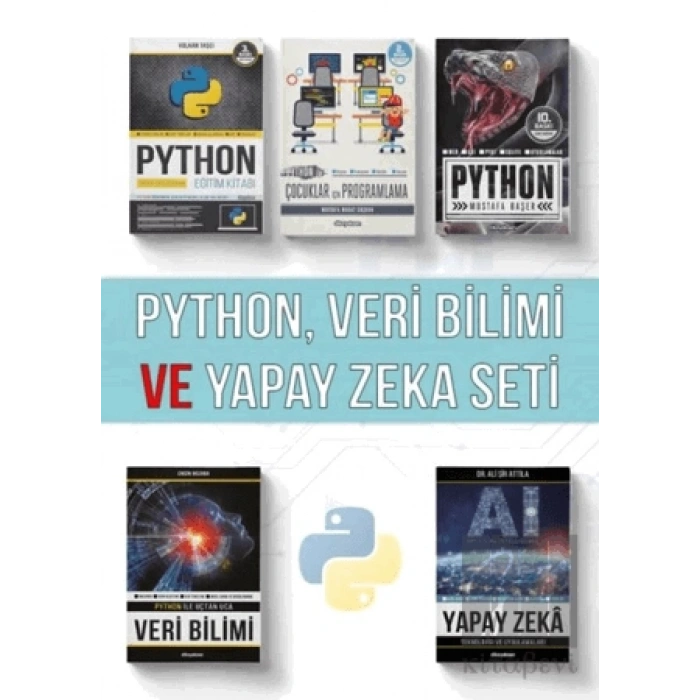 Python, Veri Bilimi ve Yapay Zeka Seti (5 Kitap)