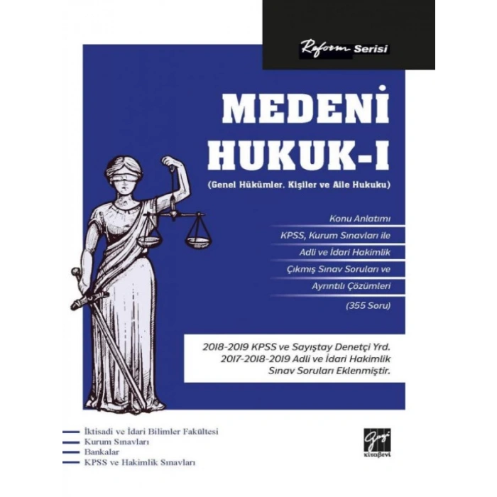 Reform Serisi Medeni Hukuk - I