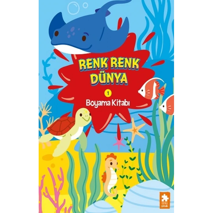 Renk Renk Dünya Boyama Kitabı - 1