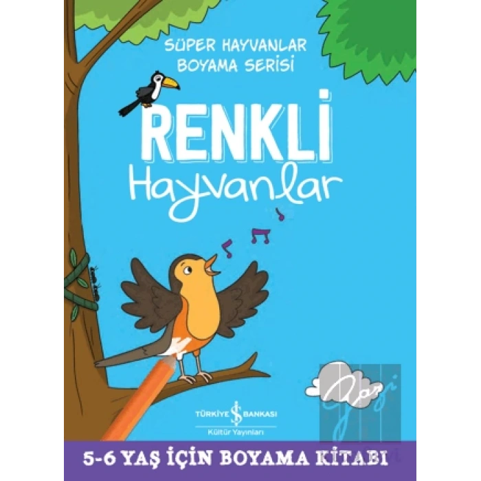 Renkli Hayvanlar - Süper Hayvanlar Boyama Serisi
