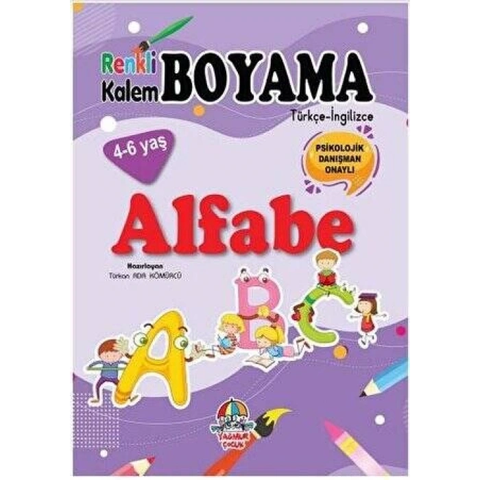 Renkli Kalem Boyama-Alfabe