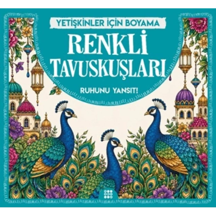 Renkli Tavuskuşları & Yetişkinler için Boyama