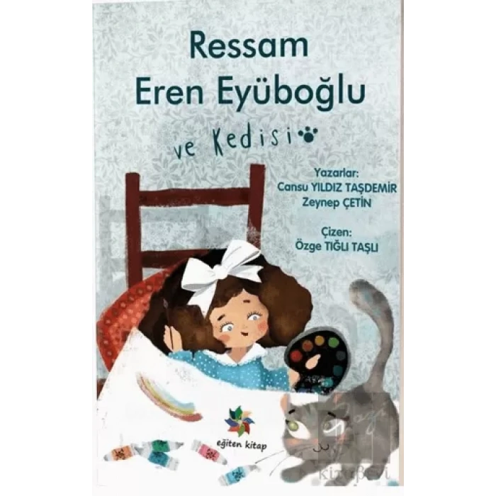 Ressam Eren Eyüboğlu ve Kedisi