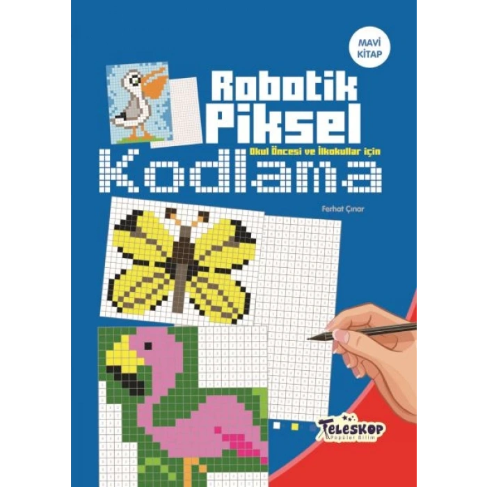 Robotik Piksel Kodlama Mavi Kitap