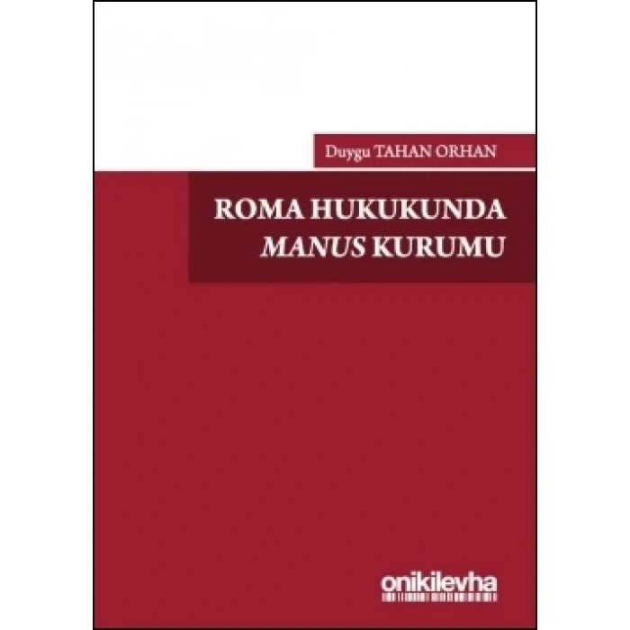 Roma Hukukunda Manus Kurumu