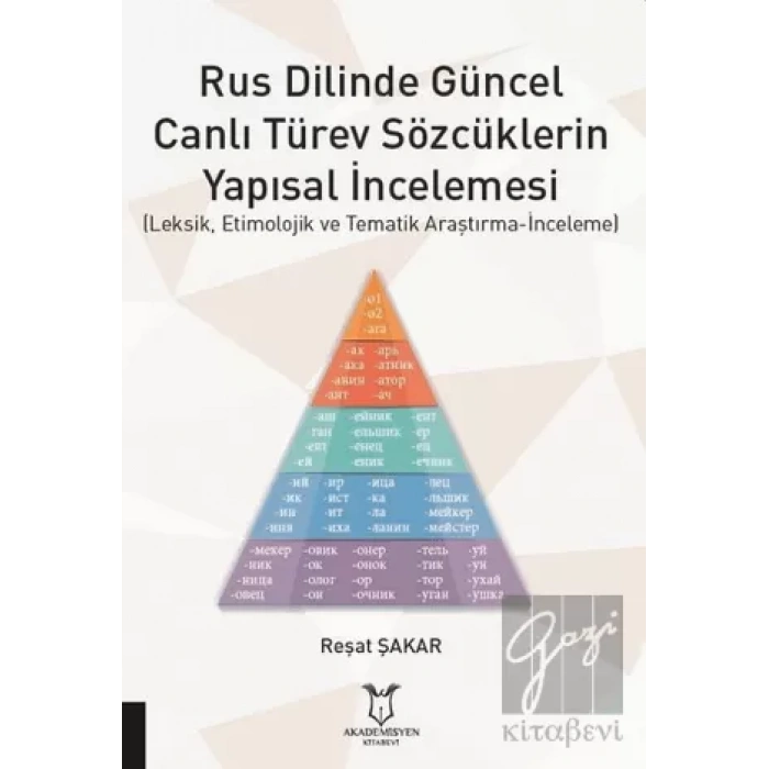 Rus Dilinde Güncel Canlı Türev Sözcüklerin Yapısal İncelemesi