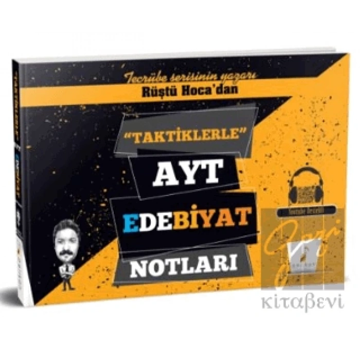 Rüştü Hocadan Taktiklerle AYT Edebiyat Notları