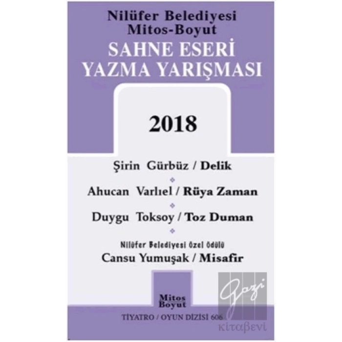 Sahne Eseri Yazma Yarışması 2018