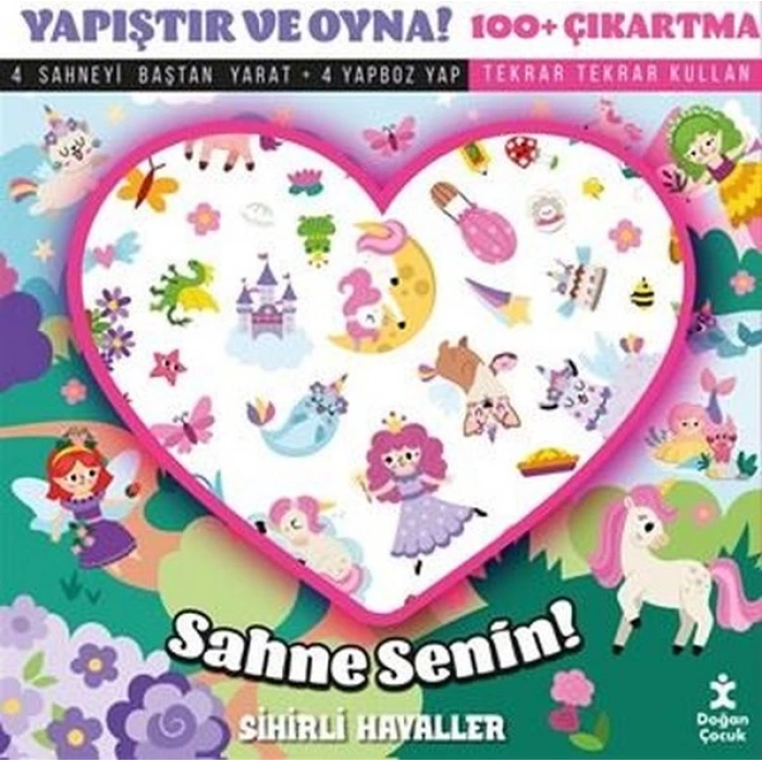 Sahne Senin! Sihirli Hayaller - Yapıştır ve Oyna! + 100 Çıkartma