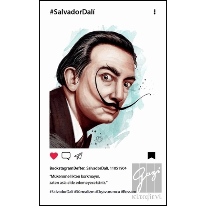 Salvador Dali Bookstagram Defter