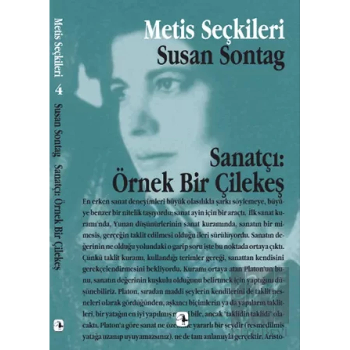 Sanatçı, Örnek Bir Çilekeş: Susan Sontagtan Seçme Yazılar: Metis Seçkileri 04