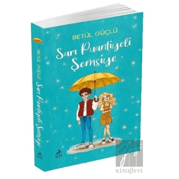 Sarı Puantiyeli Şemsiye