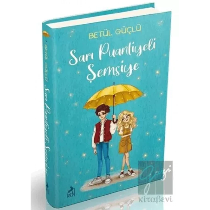 Sarı Puantiyeli Şemsiye