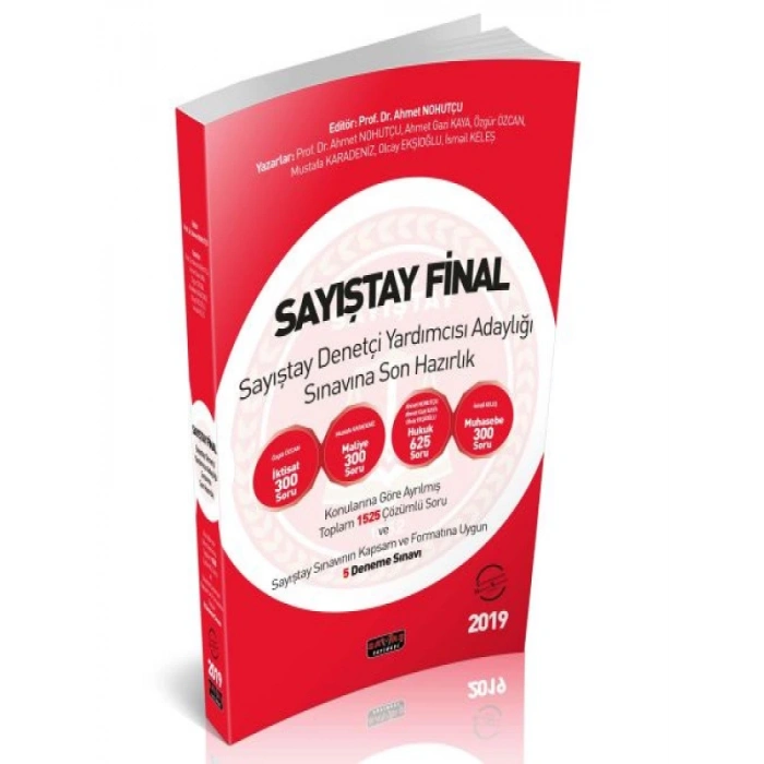 Sayıştay Final Son Hazırlık Soru Bankası Savaş Yayınları 2019