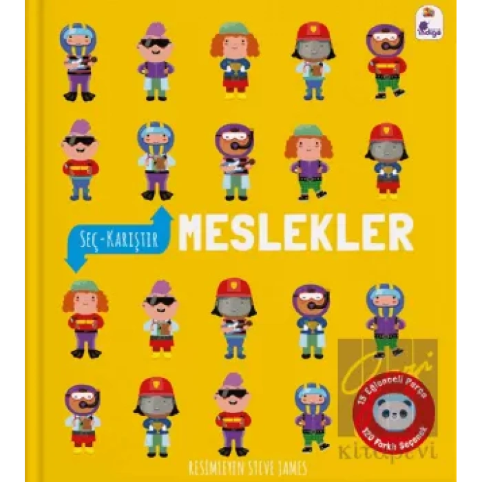 Seç – Karıştır : Meslekler (15 Eğlenceli Parça, 120 Farklı Seçenek) (Ciltli)