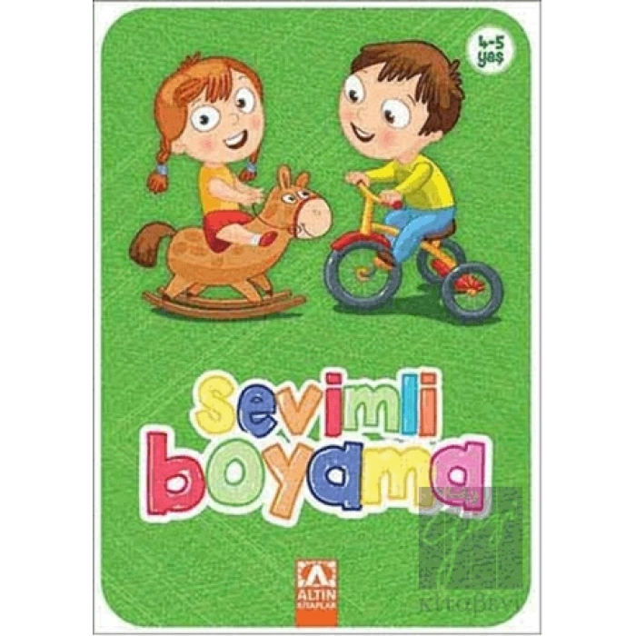 Sevimli Boyama (Yeşil)