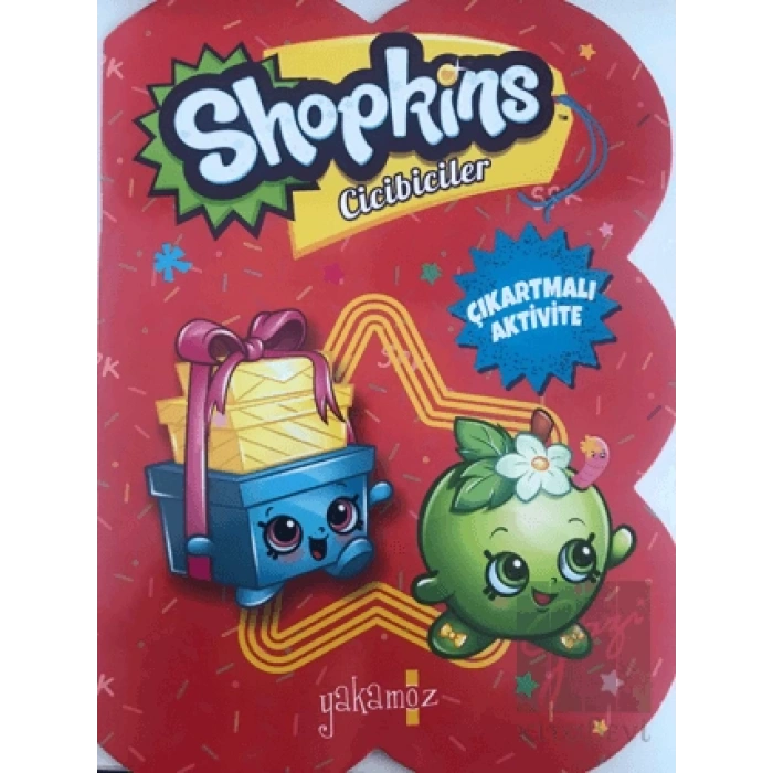 Shopkins Cicibiciler Çıkartmalı Aktivite - Kırmızı Kitap