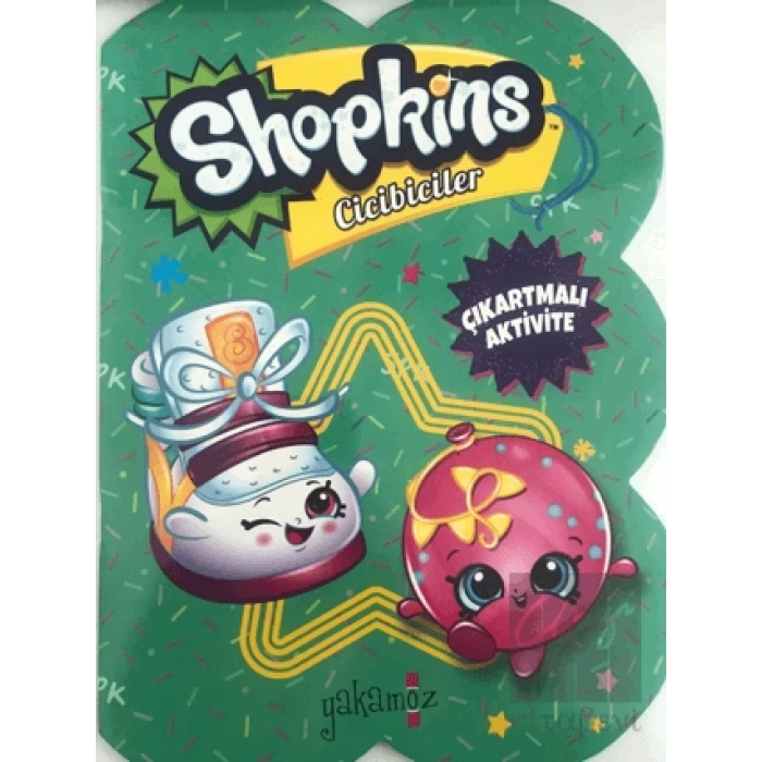 Shopkins Cicibiciler Çıkartmalı Aktivite - Yeşil Kitap