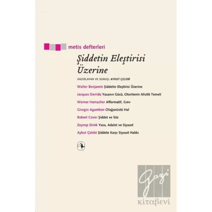 Şiddetin Eleştirisi Üzerine