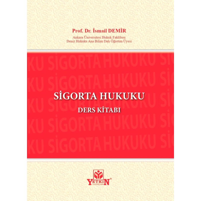 Sigorta Hukuku Ders Kitabı