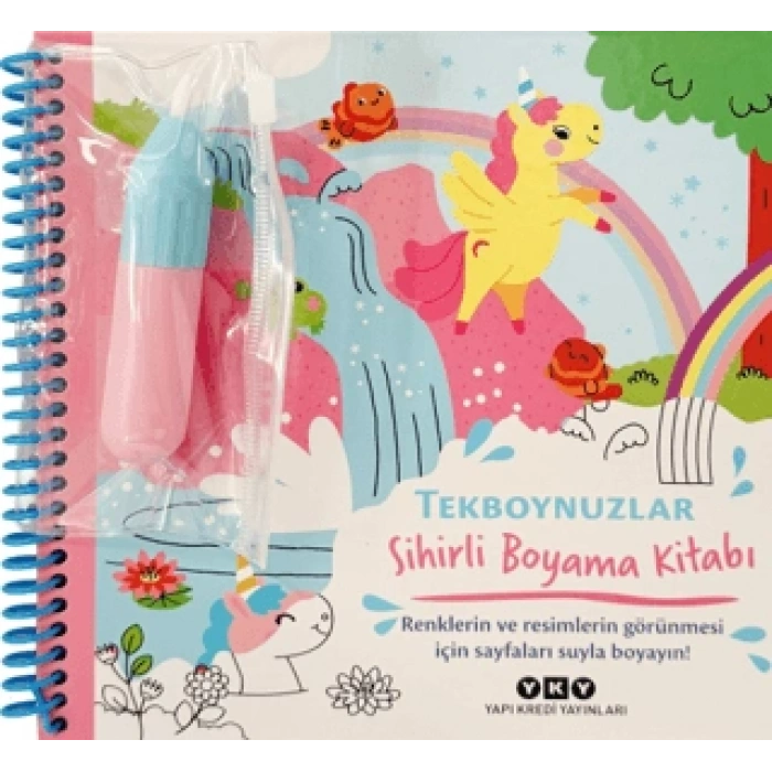 Sihirli Boyama Kitabı – Tekboynuzlar(Ciltli)
