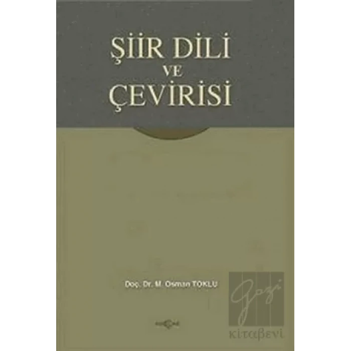 Şiir Dili ve Çevirisi