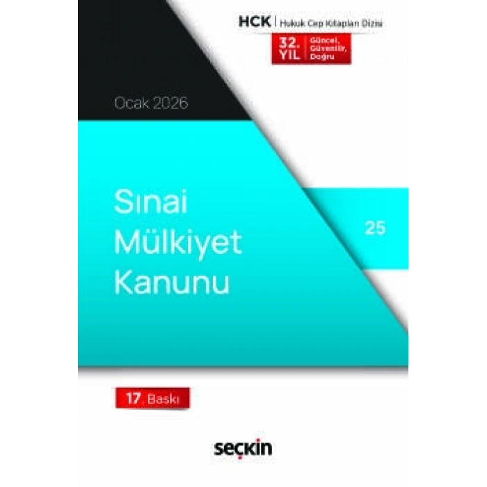 Sınai Mülkiyet Kanunu (Cep Kitabı)