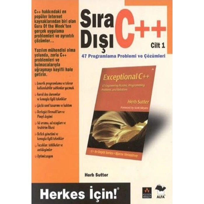 Sıra Dışı C++ Cilt 1