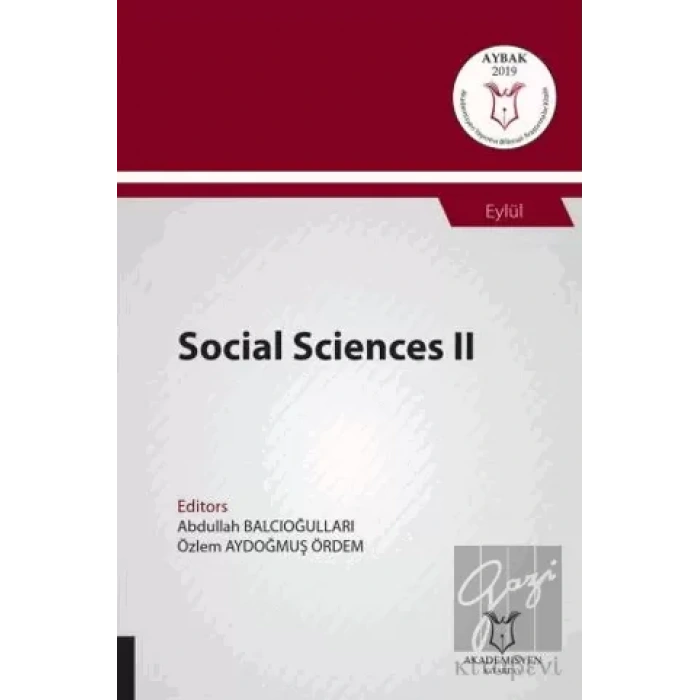 Social Sciences II (AYBAK 2019 Eylül)