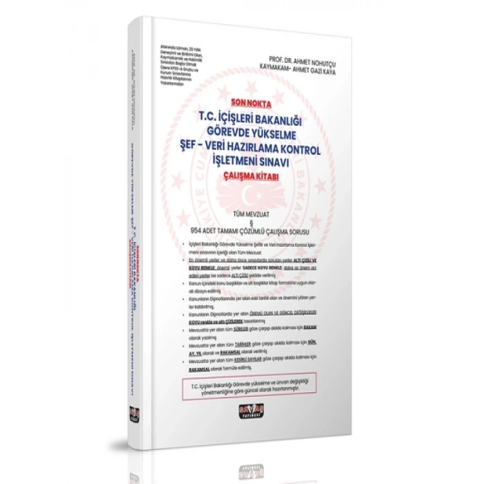 Son Nokta GYS Sınavı Çalışma Kitabı Savaş Yayınları 2021
