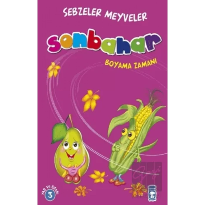 Sonbahar Boyama Zamanı - Sebzeler Meyveler