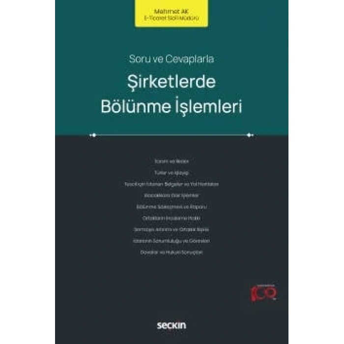 Soru ve CevaplarlaŞirketlerde Bölünme İşlemleri
