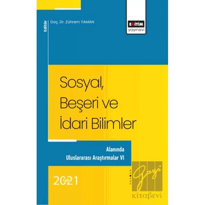 Sosyal, Beşeri Ve İdari Bilimler