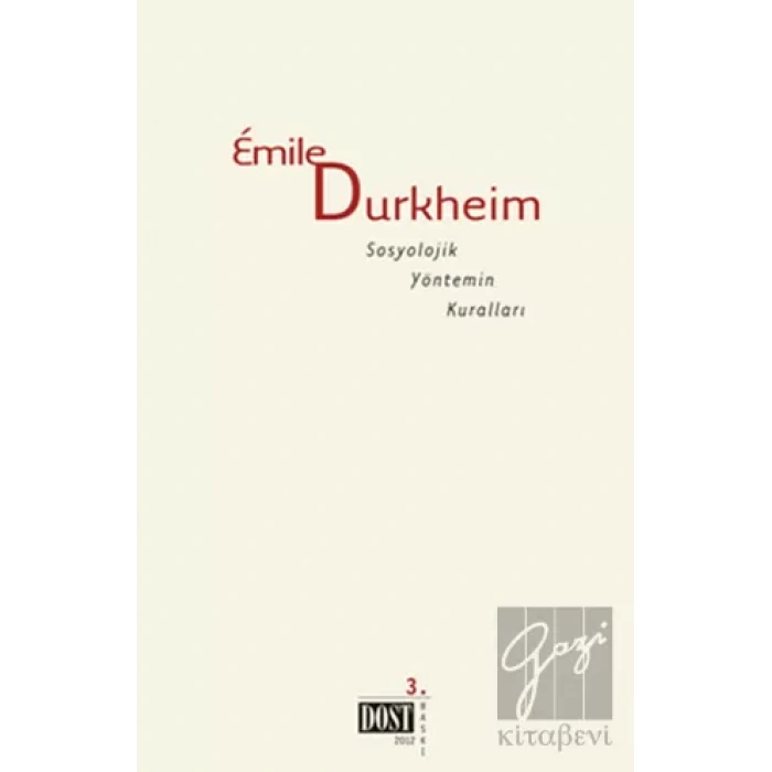 Sosyolojik Yöntemin Kuralları