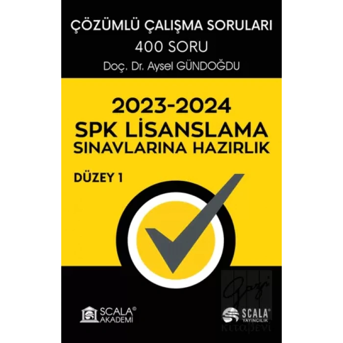 SPK Lisanslama Sınavlarına Hazırlık - Düzey 1