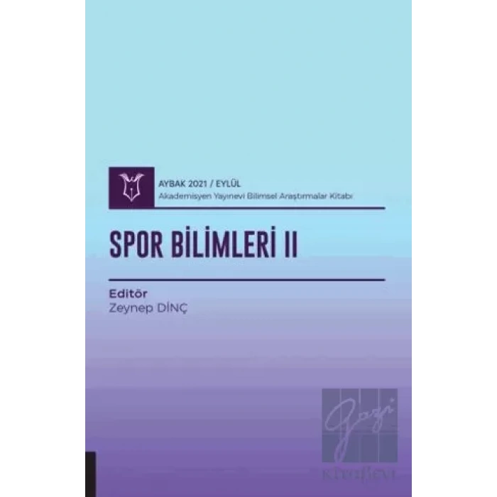 Spor Bilimleri II (AYBAK 2021 Eylül)