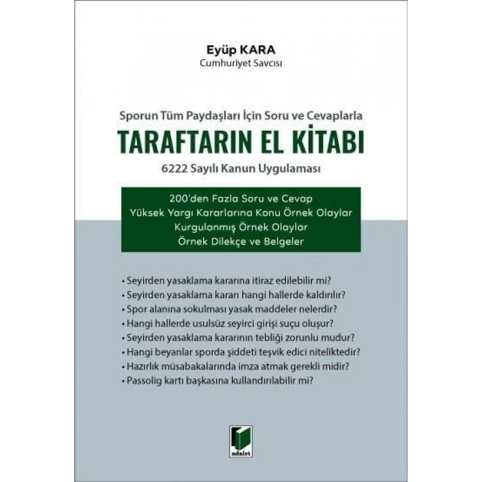 Sporun Tüm Paydaşları İçin Soru ve Cevaplarla Taraftarın El Kitabı