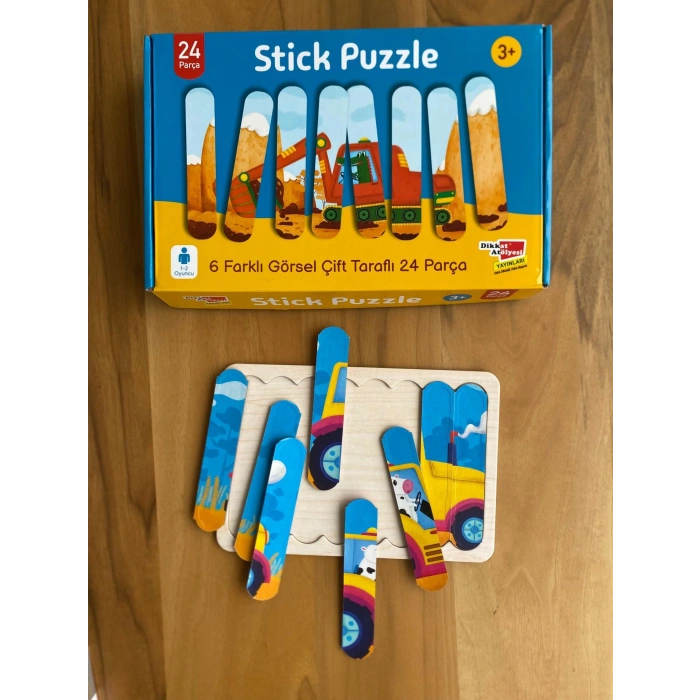 Stick Puzzle Çubuklu Çift Taraflı Yapboz