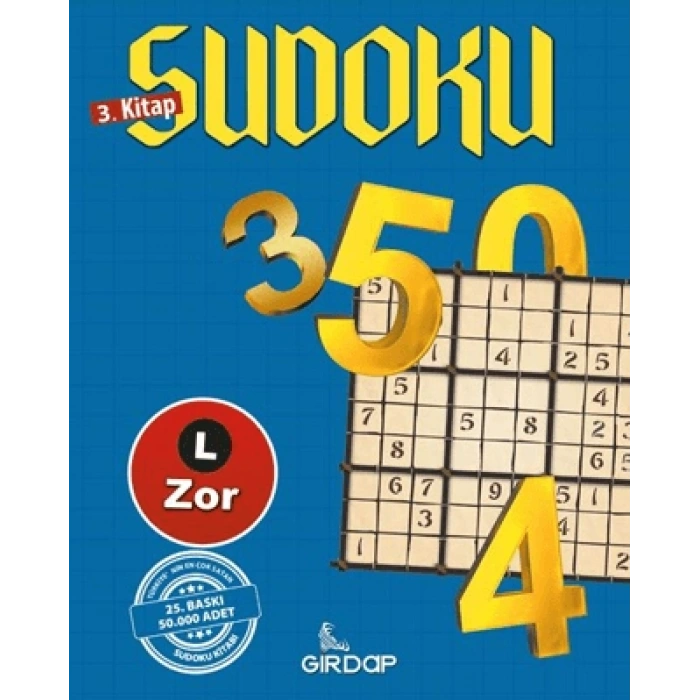 Sudoku 3. Kitap - Zor