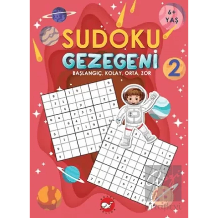 Sudoku Gezegeni 2 Başlangıç, Kolay, Orta, Zor 6+ Yaş