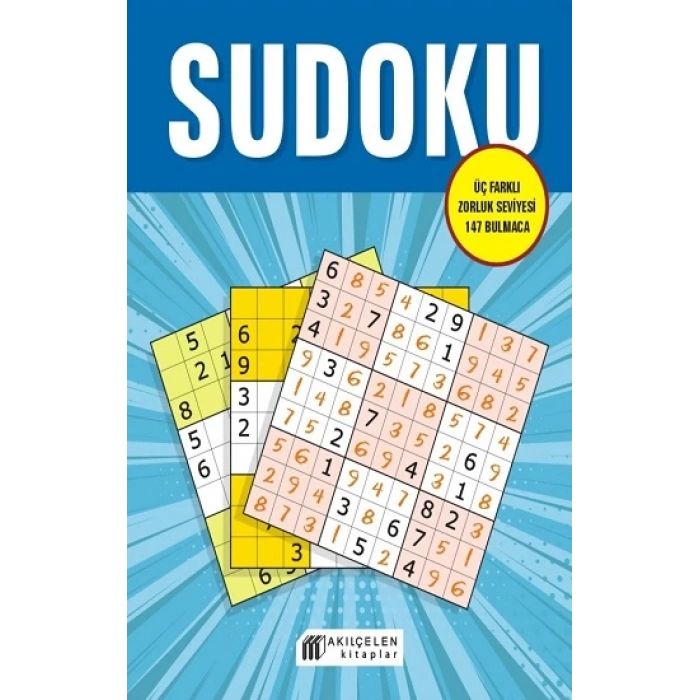 Sudoku – Üç Farklı Zorluk Seviyesi 147 Bulmaca