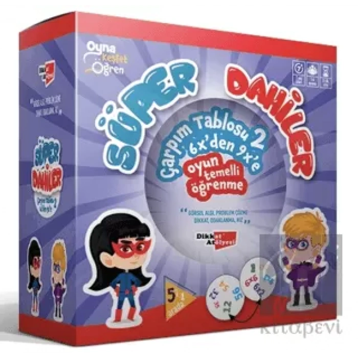 Süper Dahiler Seti - Çarpım Tablosu 2 (6x’den 9x’e)