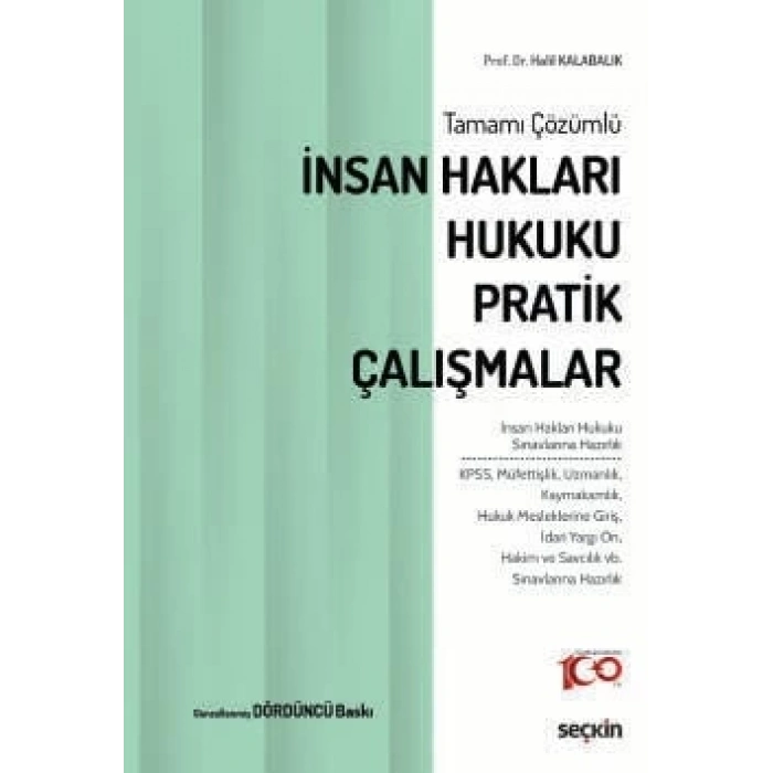 Tamamı Çözümlüİnsan Hakları Hukuku Pratik Çalışmalar