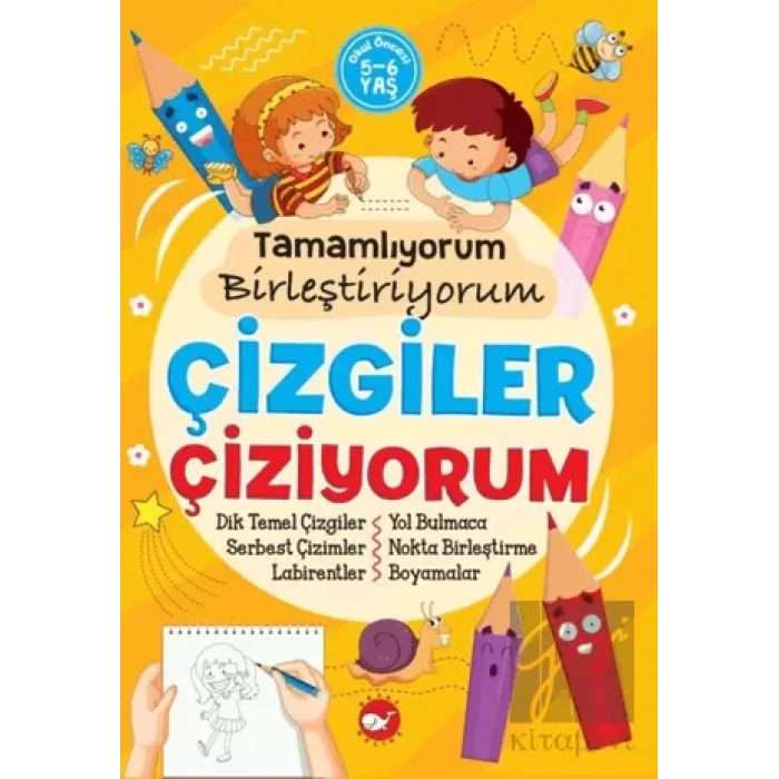 Tamamlıyorum Birleştiriyorum - Çizgiler Çiziyorum