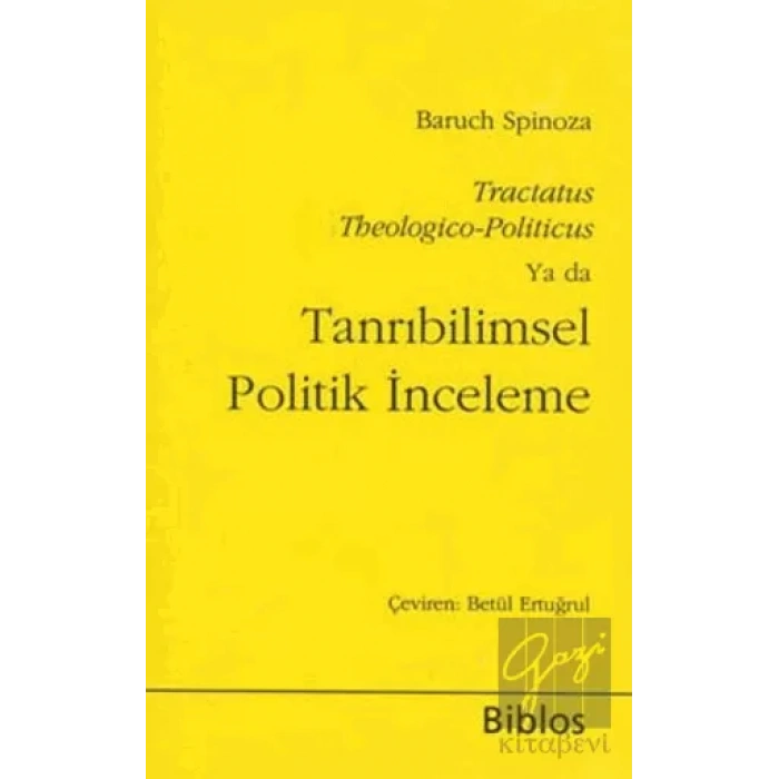 Tanrıbilimsel Politik İnceleme