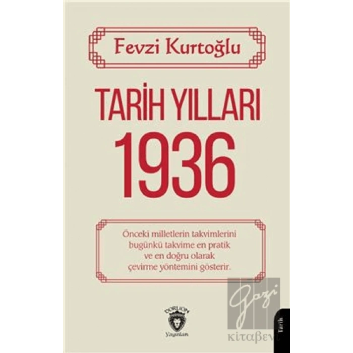Tarih Yılları 1936