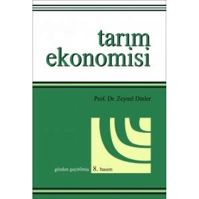 Tarım Ekonomisi Zeynel Dinler